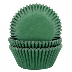 Gröna muffinsformar, 50 st (Dark Green)